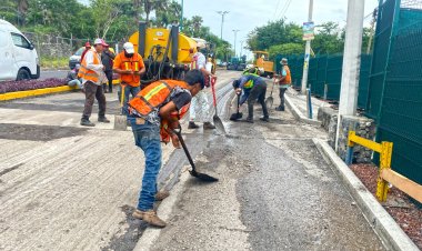 Avanza la rehabilitación del libramiento  Diez, municipios de Jiutepec y Zapata