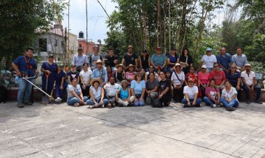 Jornada comunitaria de rescate de  los espacios públicos en Cuernavaca