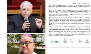 No se busca diálogo con el crimen organizado: Iglesia