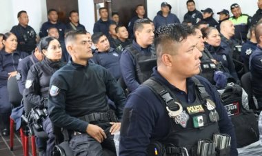Capacitan a policías de cuatro municipios