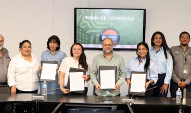 Firmó convenio Instituto  de Crédito con escuelas
