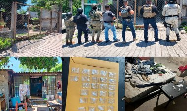 Decomisan cristal durante cateo en casa en Tetecala