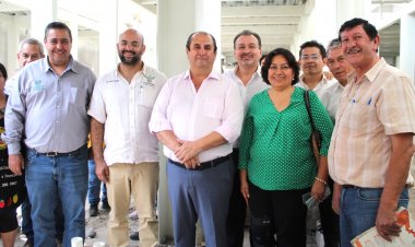 Continúa reconstrucción  en el mercado de Cuautla