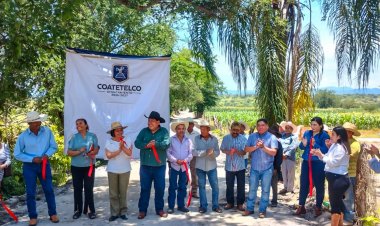 Rehabilitaron camino  de saca en Coatetelco