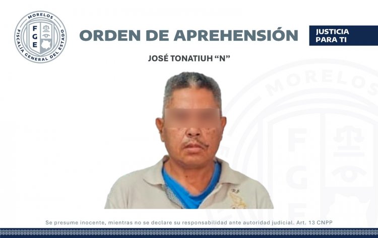Tonatiuh violó a niña de Tlaquiltenango, imputan