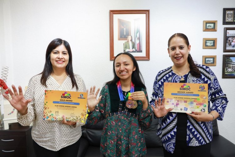 Alumna morelense se llevó oro y bronce en  Olimpiada Internacional de Matemáticas