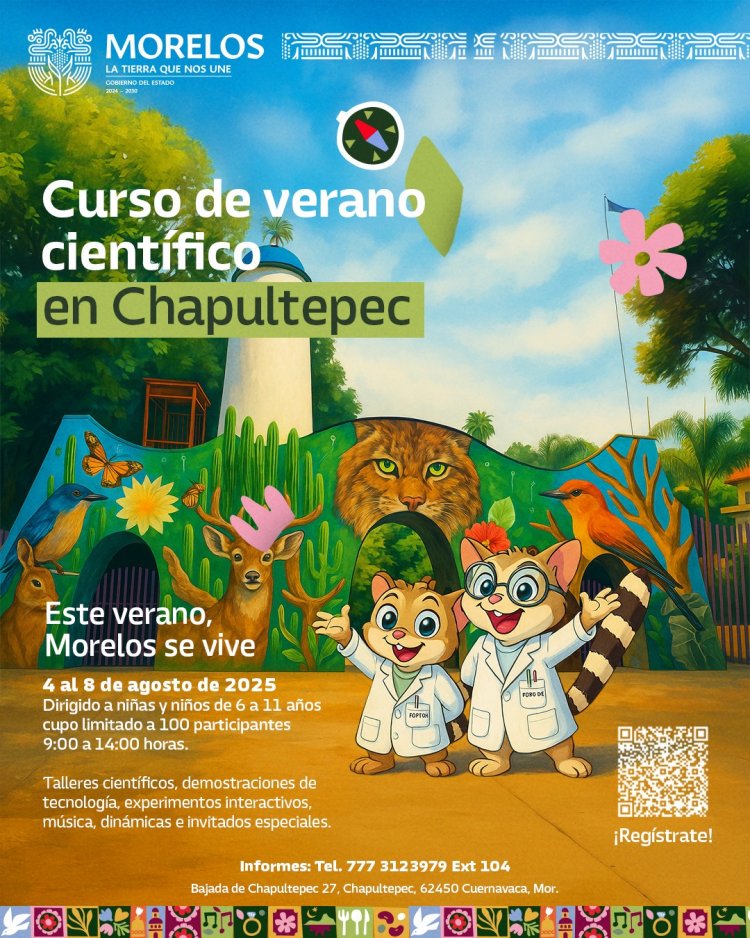 Organiza gobierno del estado curso  de verano científico para los menores