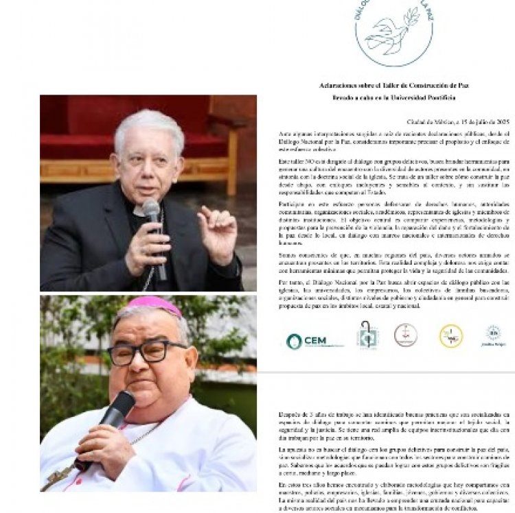 La CEM, del obispo Castro, aclara que no busca diálogo con delincuentes