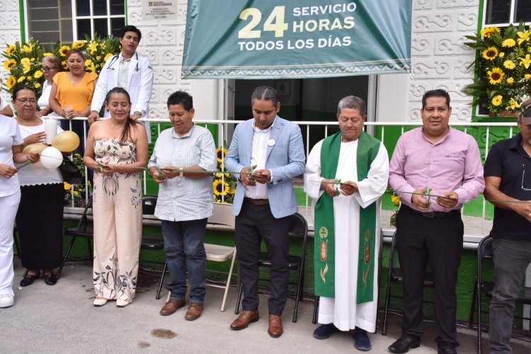 Emiliano Zapata inaugura su quinto Centro de Salud gratuito las 24 horas