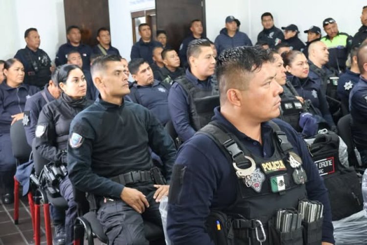Capacitan a policías de cuatro municipios