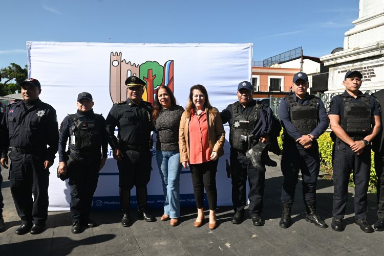 Refrenda la gobernadora trabajo  por la seguridad con Cuernavaca