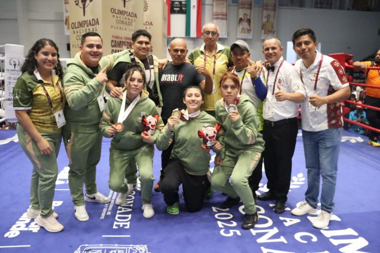 Peleadoras morelenses lograron subir al podio
