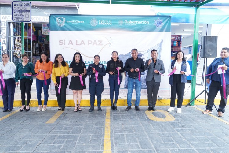 Refrenda Santos Tavarez seguridad para mujeres con 5 nuevos módulos