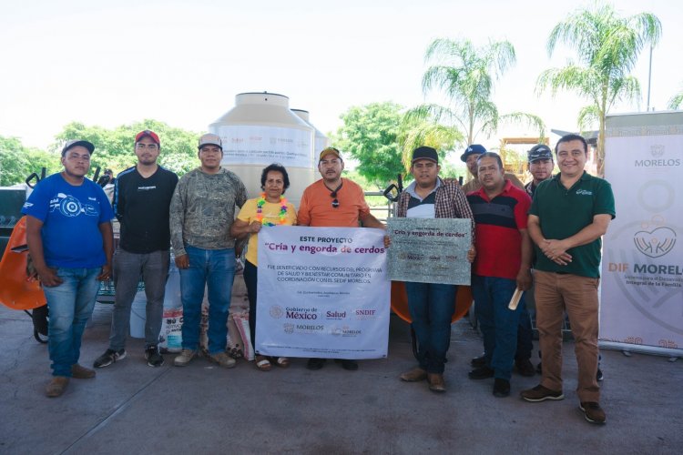 Se impulsan proyectos productivos  con insumos a grupos de desarrollo