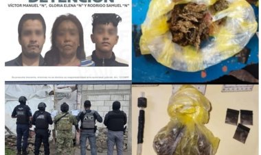 Les cayeron en casa donde vendían droga en Jantetelco