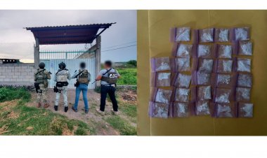 En cateo, hallan droga e, igualmente, en carretera