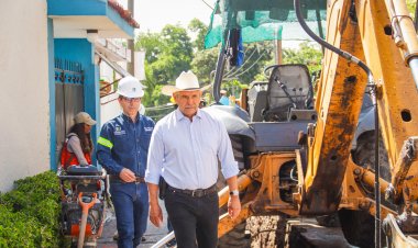 Supervisó el alcalde Uriostegui  obra hidráulica en Acapantzingo
