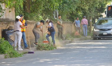 Trabaja Jiutepec por espacios  públicos más limpios y dignos