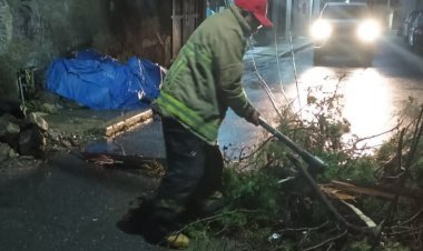 Decenas de casas, afectadas en  colonias capitalinas por la lluvia