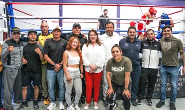 Destaca Tania Perches el desarrollo del boxeo aquí