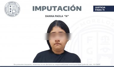 Sorprendieron a Paola con cristal en cateo en Temixco