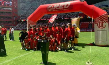 Academia filial Red Diablos Morelos destaca  en el torneo Inter Redes del Club Toluca F.C.