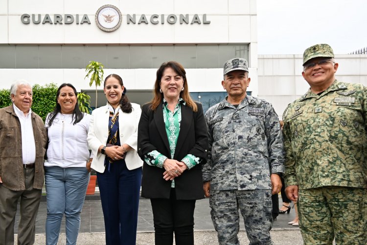 La gobernadora atestiguó toma de  posesión del nuevo titular de la GN