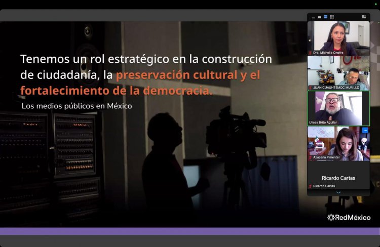 Integra Radio UAEM mesa directiva de la RED México