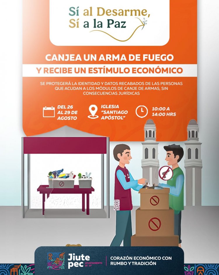 Jiutepec dice Sí al Desarme