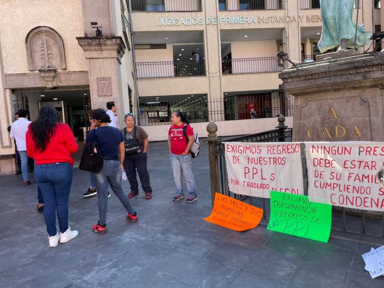 Exigen el retorno de presos trasladados a otros estados
