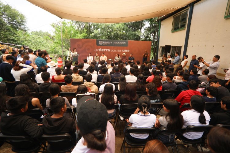 Anuncian nuevas aulas para el  EMSAD No. 10 de Tlayacapan