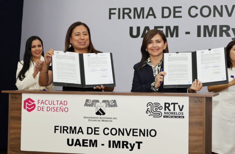 Convenio de UAEM e IMRyT por  la comunicación y el desarrollo