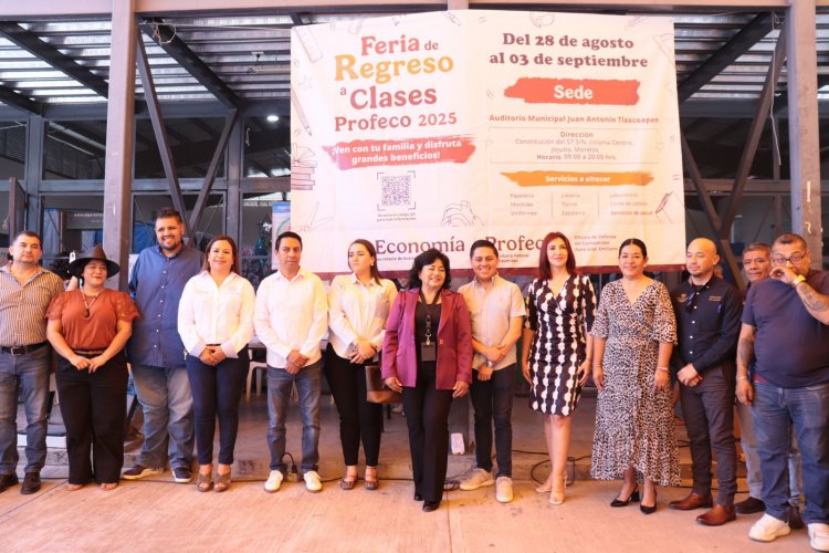 Alcalde de Jojutla inauguró la Feria de Regreso a Clases