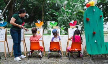 Fomenta Sedif la cultura de amor a la patria entre niños