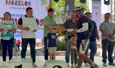 Más de mil ciclistas nacionales  en el Reto Morelos en Tlayacapan