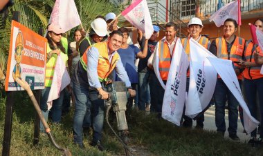 Tercer día de arranque  de obras en Jiutepec