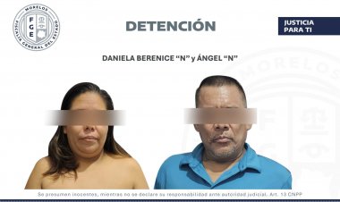 Esta pareja fue sorprendida con cristal y arma prohibida