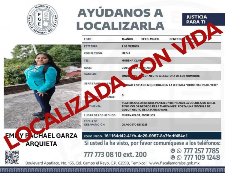 Localizó Seprac a menor con reporte de búsqueda