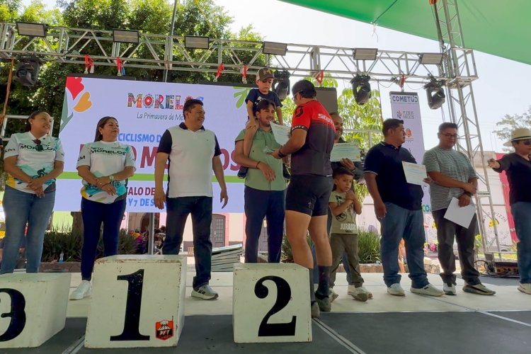 Más de mil ciclistas nacionales  en el Reto Morelos en Tlayacapan