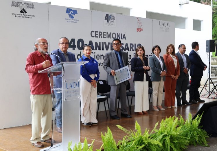 Celebró el Instituto de Ciencias  de la Educación 40 aniversario