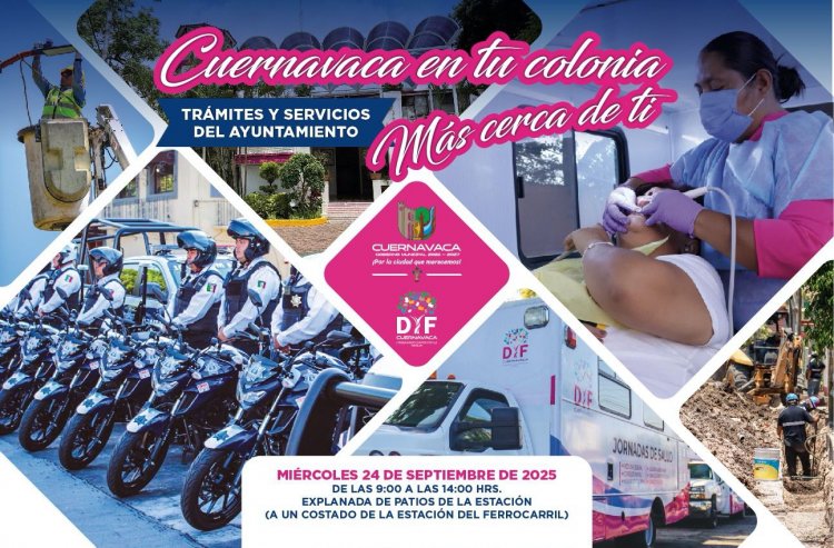 Arranca "Cuernavaca en tu Colonia";  se acercan los servicios municipales
