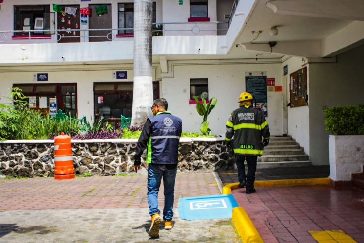 Con activa participación, Cuernavaca en simulacro