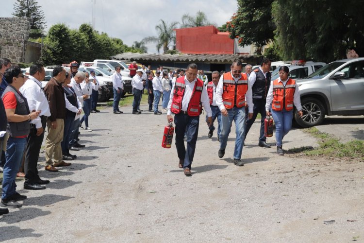 En simulacro, se fortalece la cultura de la prevención