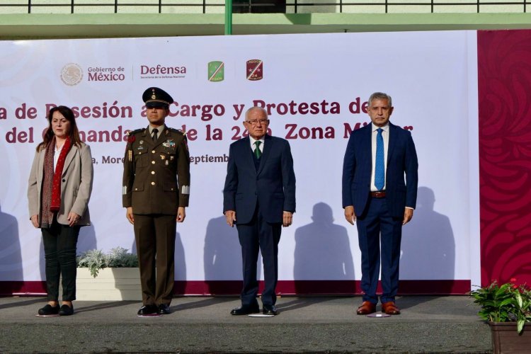 Refrenda JL Urióstegui trabajo con  nuevo titular de la 24 zona militar