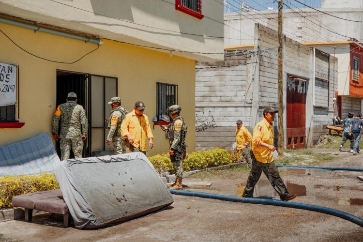 Al menos, 140 viviendas dañadas en  Zacatepec y la región Sur por lluvias