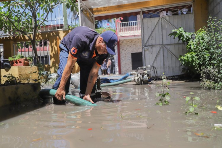 Al menos, 140 viviendas dañadas en  Zacatepec y la región Sur por lluvias
