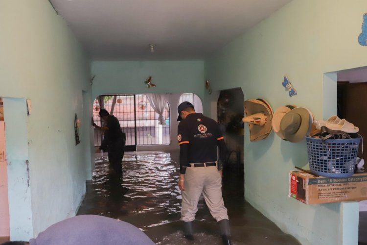 Al menos, 140 viviendas dañadas en  Zacatepec y la región Sur por lluvias