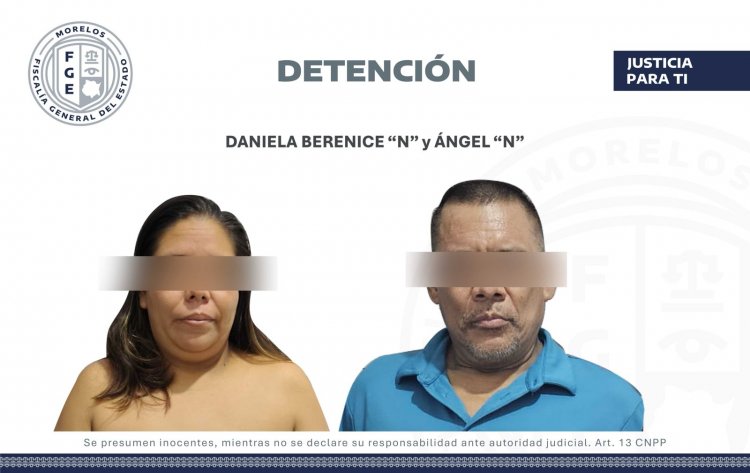 Esta pareja fue sorprendida con cristal y arma prohibida