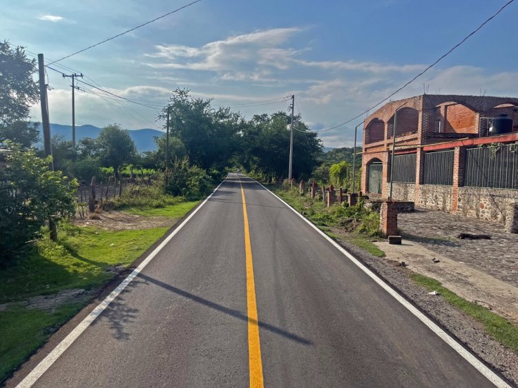 Avanza rehabilitación de la Miacatlán - Palo Grande en favor de la conectividad