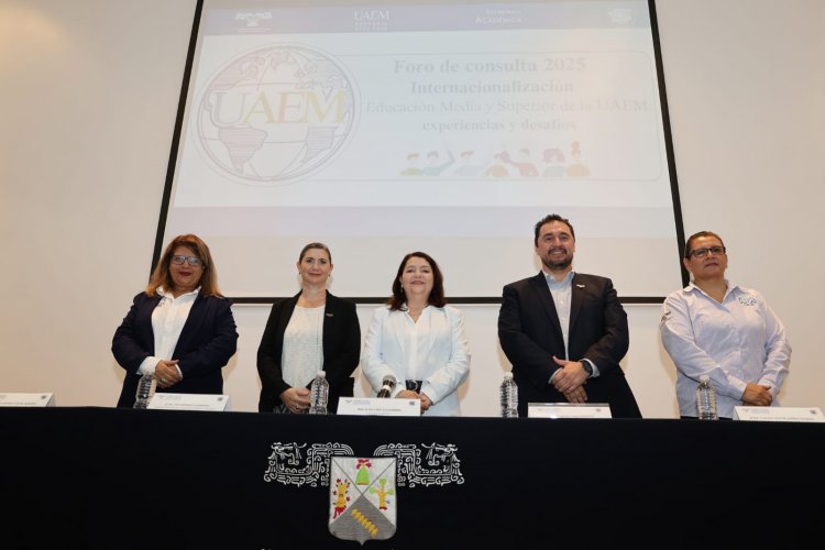 Sobre internacionalización educativa, foro en la UAEM